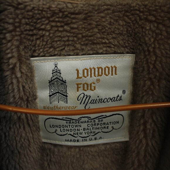 'London Fog' VINTAGE cotton tan size 10 weather wear trench coat - Picture 9 of 11